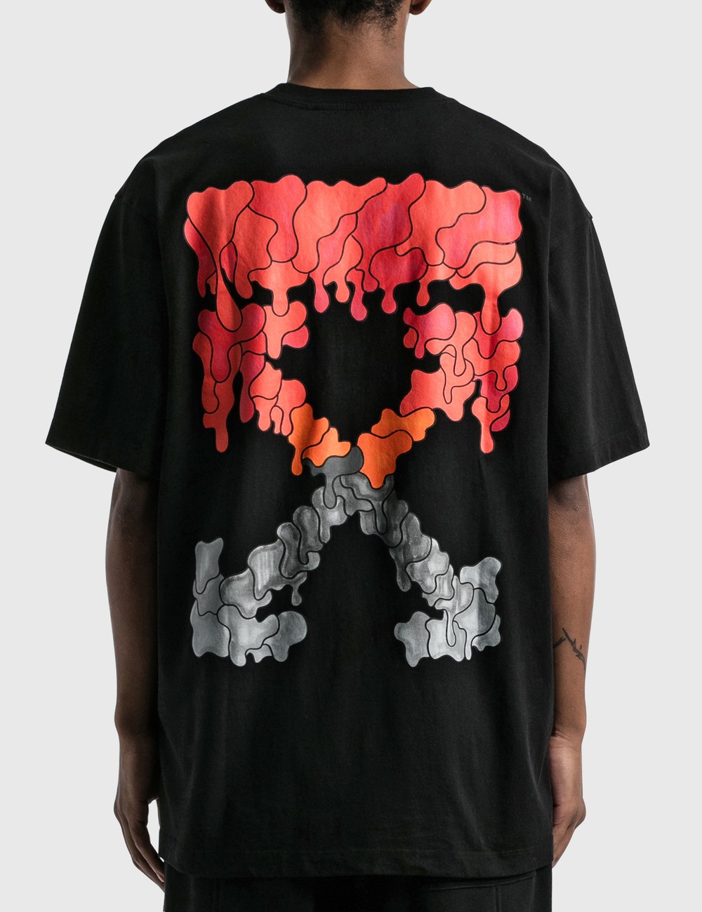 Off-White Red Market T-Shirt Black - EXIT Streetwear